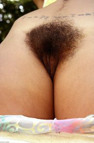 Hairy Latina Pussy Up Close